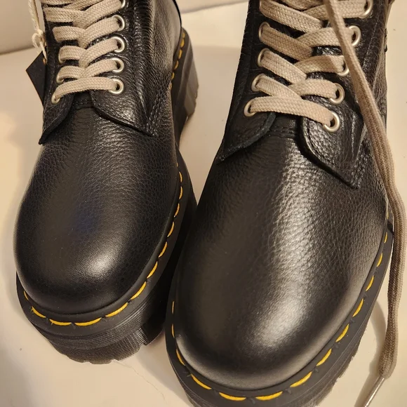 Rick Owens x Dr Martens Quad Sole leather boots size 10.5 BNWOB - Picture 15 of 15